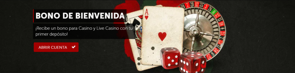 Bono de bienvenida casino tragamonedas