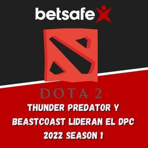 Betsafe Dota 2 – Thunder Predator y Beastcoast lideran el DPC 2022 Season 1