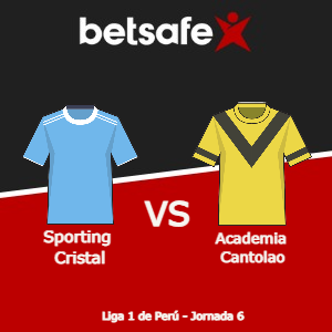 Sporting Cristal vs Academia Catolao (13/03) | Pronósticos deportivos previa y cuotas con Betsafe apuestas Perú