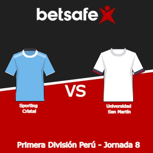 Sporting Cristal vs U. San Martín (01/04) | Pronósticos deportivos previa y cuotas con Betsafe apuestas Perú