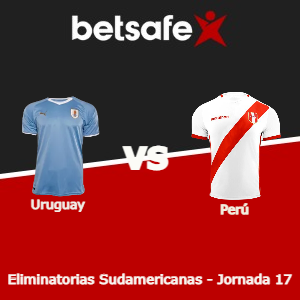 Uruguay vs Perú (24/03) | Pronósticos deportivos previa y cuotas con Betsafe apuestas Perú