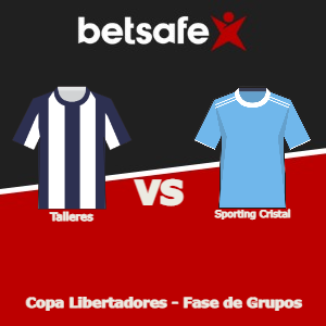 Talleres vs Sporting Cristal (26/04) | Pronósticos deportivos previa y cuotas con Betsafe apuestas Perú