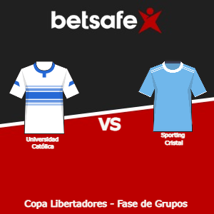 U. Católica vs Sporting Cristal (12/04) | Pronósticos deportivos previa y cuotas con Betsafe apuestas Perú