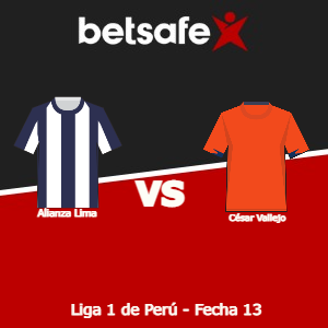 Alianza Lima vs César Vallejo (14/05) | Pronósticos deportivos previa y cuotas con Betsafe apuestas Perú