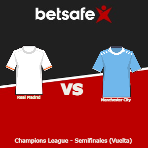 Real Madrid vs Manchester City (04/05) | Pronósticos deportivos previa y cuotas con Betsafe apuestas Perú