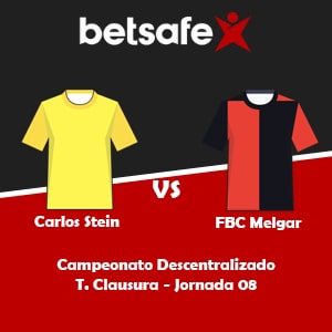 Carlos Stein vs FBC Melgar (21/08) | Pronósticos deportivos, previa y cuotas con Betsafe apuesta Perú