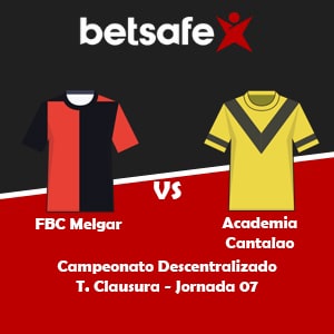 FBC Melgar Academia Cantalao (15/08) | Pronósticos deportivos, previa y cuotas con Betsafe apuesta Perú