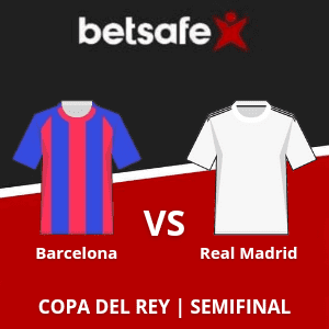 Betsafe Perú: Barcelona vs Real Madrid (5 de abril) | Semifinal | Apuestas deportivas en Copa del Rey