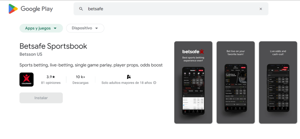 Betsafe App