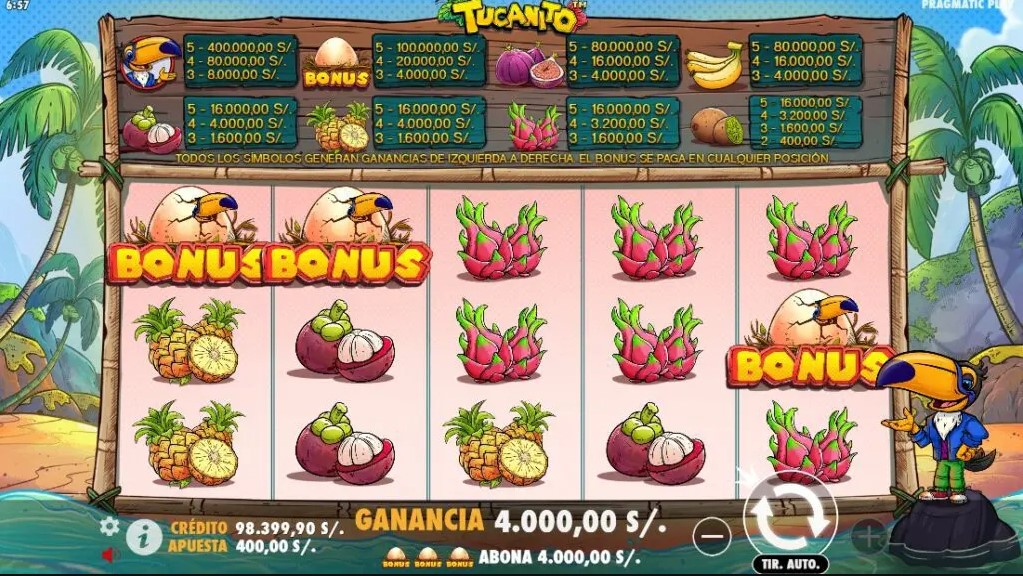 Pago en línea de bonus