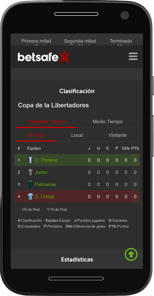 clasificación general